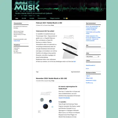Nutida Musik startsida 2017