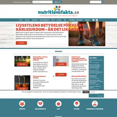 www.nutritionsfakta.se startsida 2018