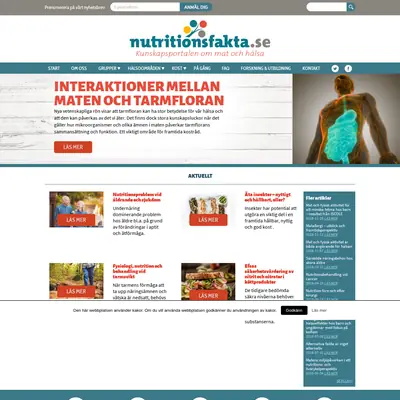 www.nutritionsfakta.se startsida 2019