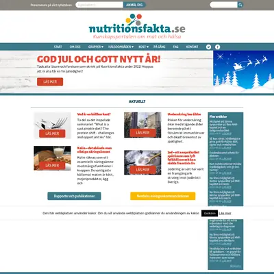 www.nutritionsfakta.se startsida 2023