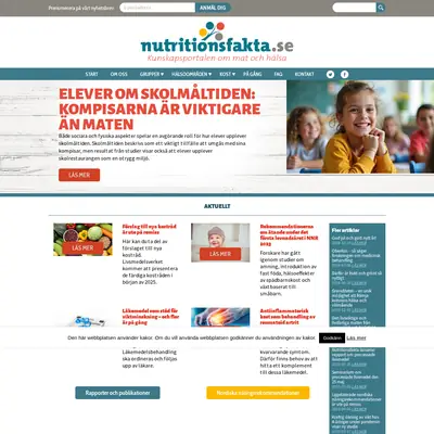 www.nutritionsfakta.se startsida 2025
