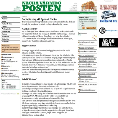 nvp.se startsida 2004