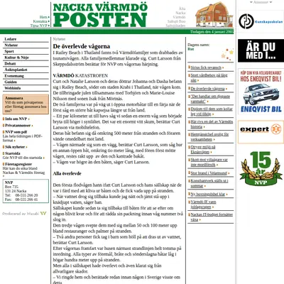 nvp.se startsida 2005
