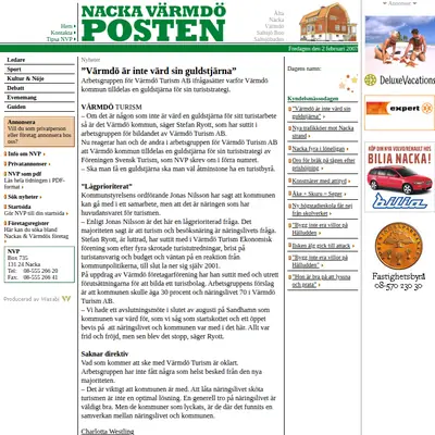 nvp.se startsida 2007