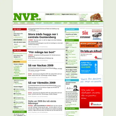 nvp.se startsida 2010