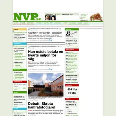 nvp.se startsida 2011