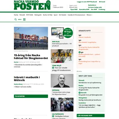 nvp.se startsida 2023