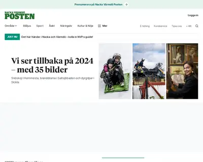 nvp.se startsida 2025