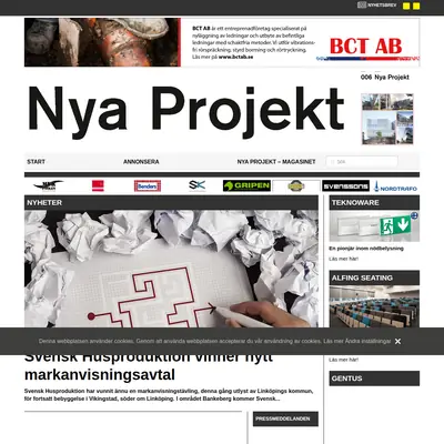 www.nyaprojekt.se startsida 2021