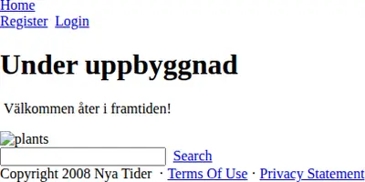 Nya Tider startsida 2010