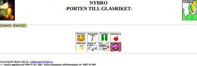 Mera Nybro startsida 1997