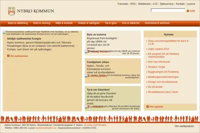 Mera Nybro startsida 2010