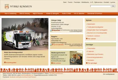 Mera Nybro startsida 2012