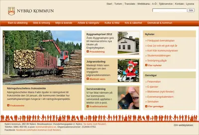 Mera Nybro startsida 2013