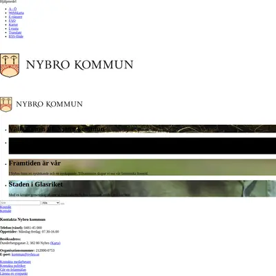 Mera Nybro startsida 2015