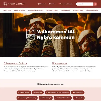 Mera Nybro startsida 2021