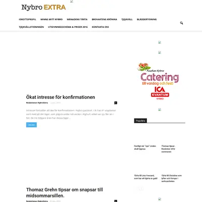 Nybro-Extra startsida 2016
