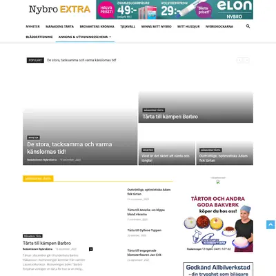 Nybro-Extra startsida 2026