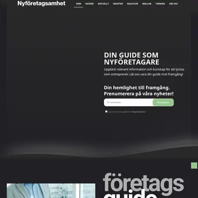 Nyföretagsamhet startsida 2026