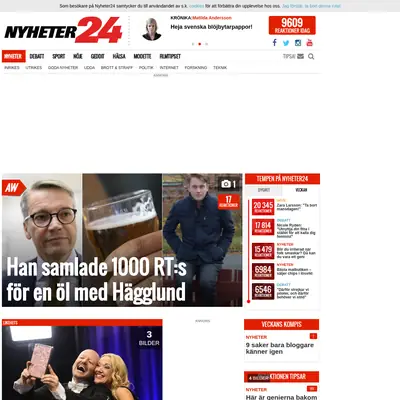 www.nyheter24.se startsida 2015