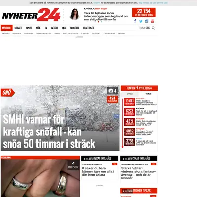 www.nyheter24.se startsida 2016