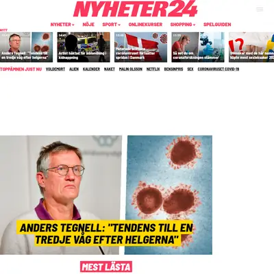 www.nyheter24.se startsida 2021