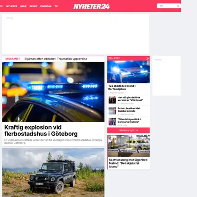 www.nyheter24.se startsida 2024