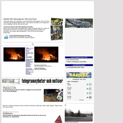NYHETERsto.se startsida 2012