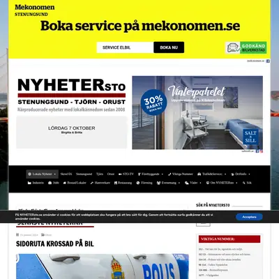 NYHETERsto.se startsida 2024
