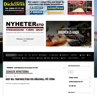 NYHETERsto.se startsida 2025