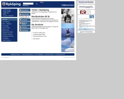 Nyköpings Tidning startsida 2008