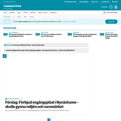 www.nynashamnsposten.se webb-tv startsida 2019