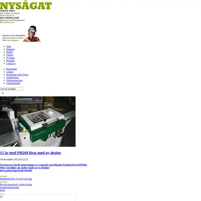 Nysågat, nysagat.se startsida 2013