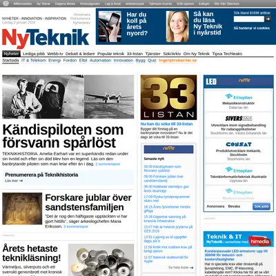 Artilleri - Tidskrift startsida 2016