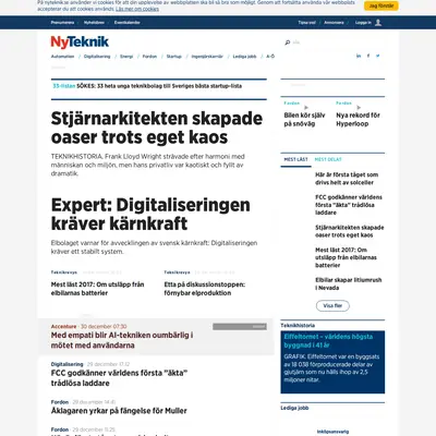 Artilleri - Tidskrift startsida 2018