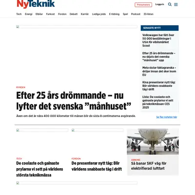 Artilleri - Tidskrift startsida 2025