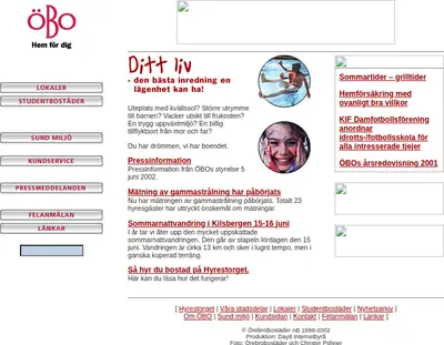 Boinsikt startsida 2002
