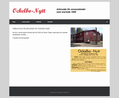 OckelboNytt startsida 2019