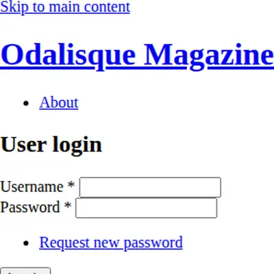 www.odalisquemagazine.com startsida 2011