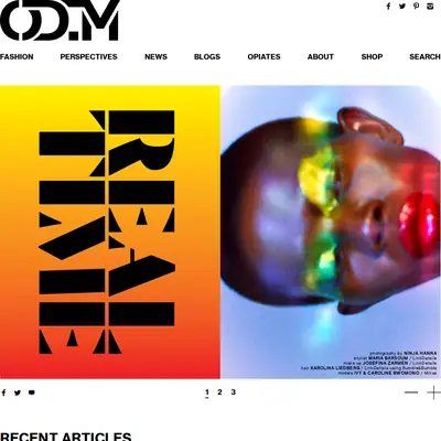 www.odalisquemagazine.com startsida 2020
