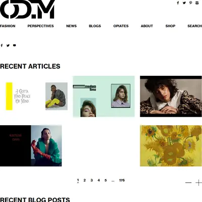 www.odalisquemagazine.com startsida 2021