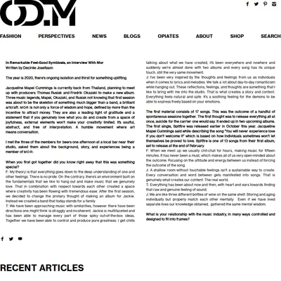 www.odalisquemagazine.com startsida 2022