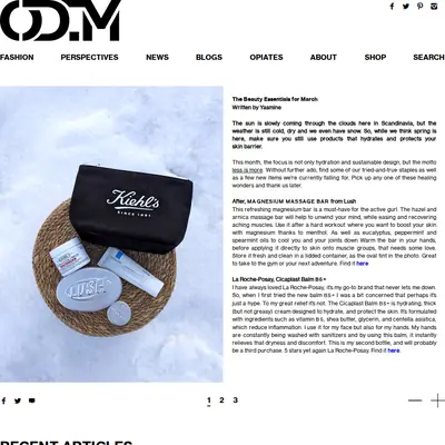 www.odalisquemagazine.com startsida 2023