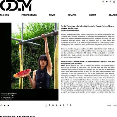 www.odalisquemagazine.com startsida 2025