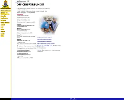 Officerstidningen startsida 2002