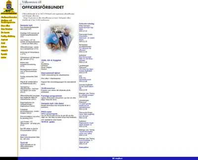 Officerstidningen startsida 2004