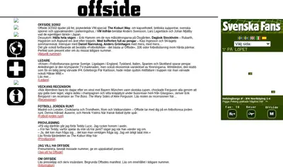 OFFSIDE startsida 2002