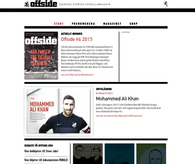 OFFSIDE startsida 2016