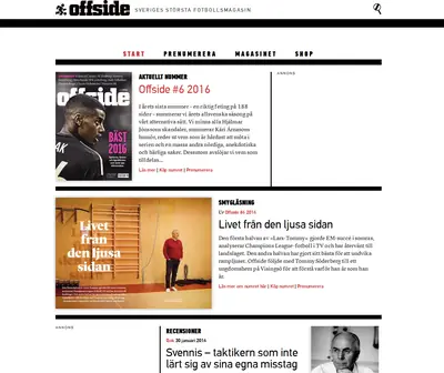 OFFSIDE startsida 2017