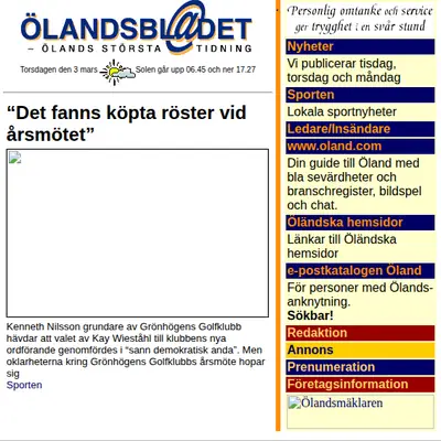 http://olandsbladet.se startsida 2000